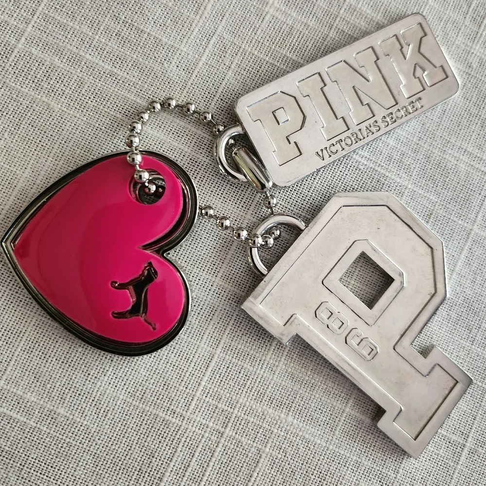 HARD TO FIND Pink VS 3 Piece Charms Set